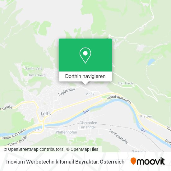 Inovium Werbetechnik Ismail Bayraktar Karte