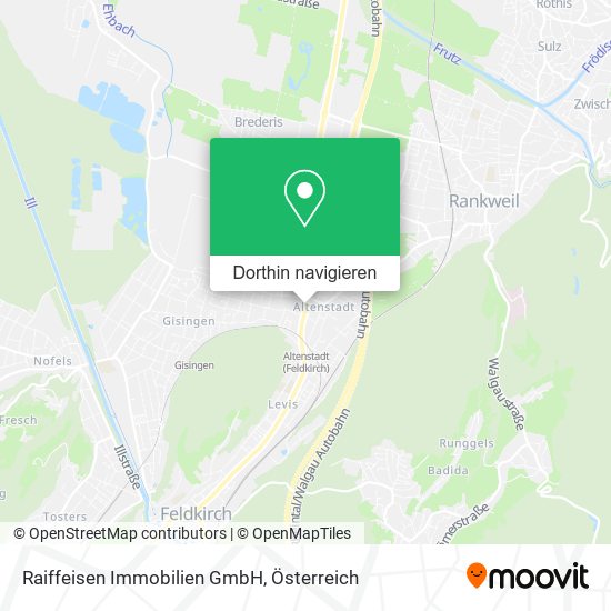 Raiffeisen Immobilien GmbH Karte