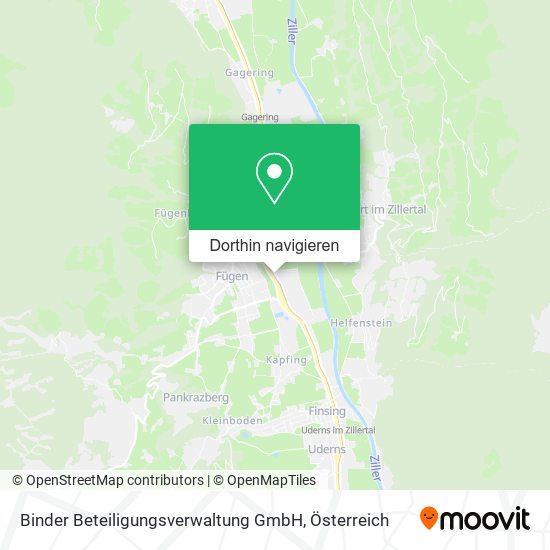 Binder Beteiligungsverwaltung GmbH Karte