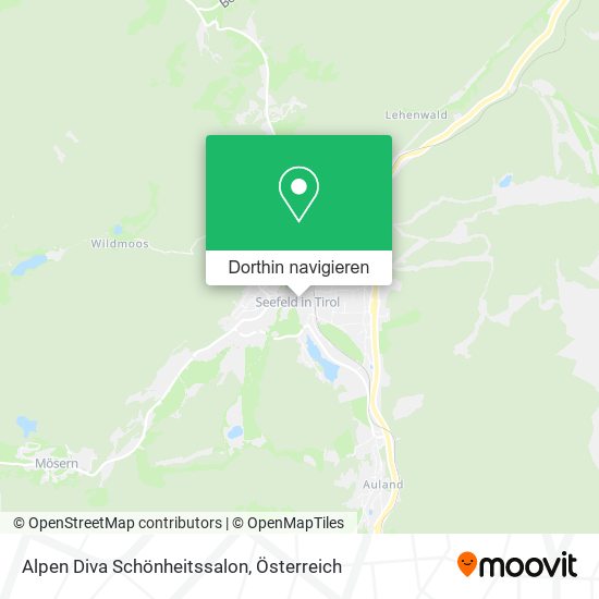 Alpen Diva Schönheitssalon Karte