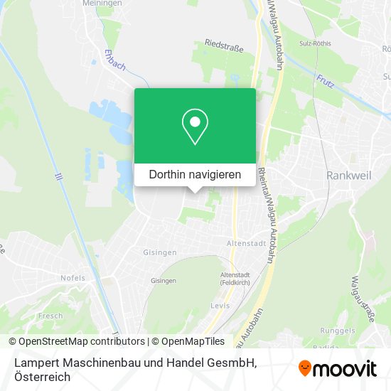 Lampert Maschinenbau und Handel GesmbH Karte