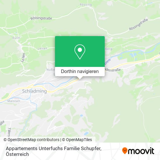 Appartements Unterfuchs Familie Schupfer Karte
