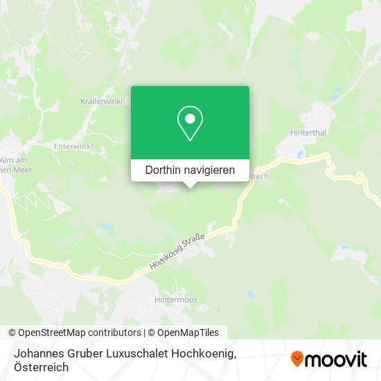 Johannes Gruber Luxuschalet Hochkoenig Karte