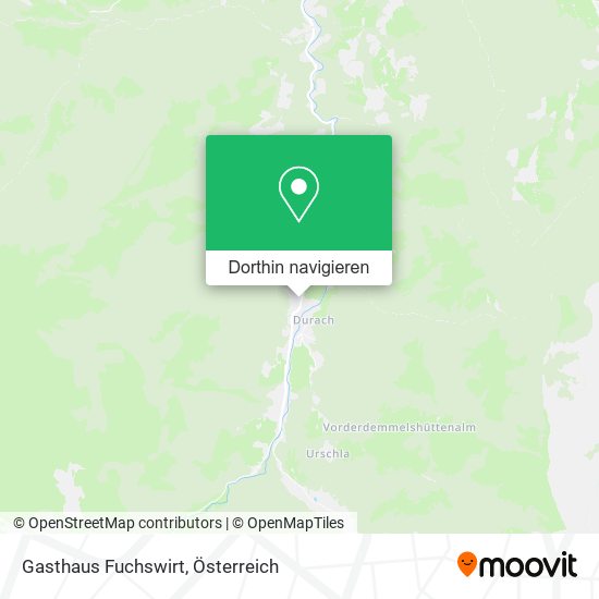 Gasthaus Fuchswirt Karte