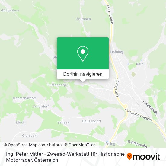 Ing. Peter Mitter - Zweirad-Werkstatt für Historische Motorräder Karte