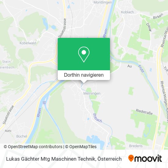 Lukas Gächter Mtg Maschinen Technik Karte
