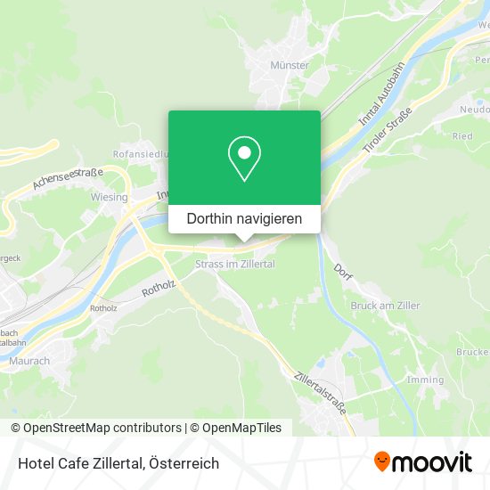 Hotel Cafe Zillertal Karte