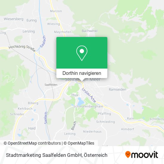 Stadtmarketing Saalfelden GmbH Karte