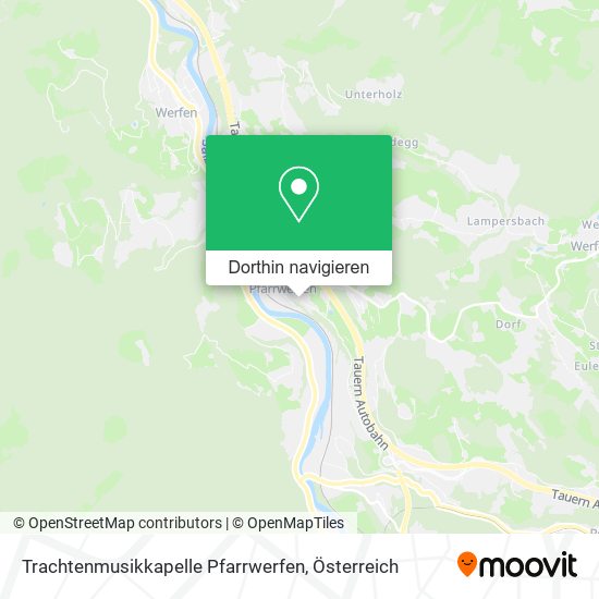 Trachtenmusikkapelle Pfarrwerfen Karte