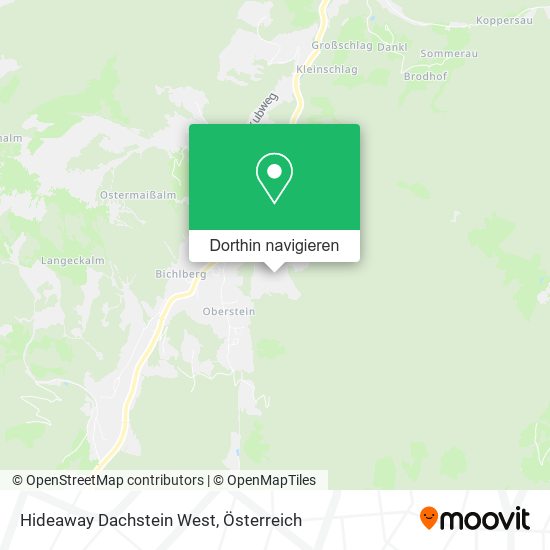 Hideaway Dachstein West Karte