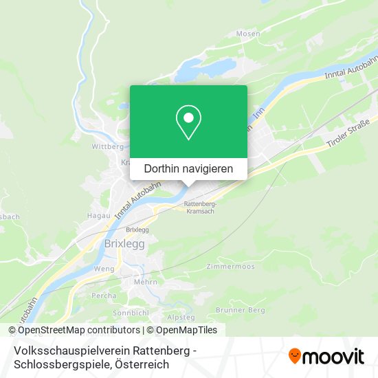 Volksschauspielverein Rattenberg - Schlossbergspiele Karte