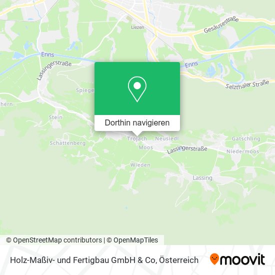 Holz-Maßiv- und Fertigbau GmbH & Co Karte
