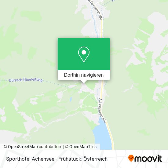 Sporthotel Achensee - Frühstück Karte