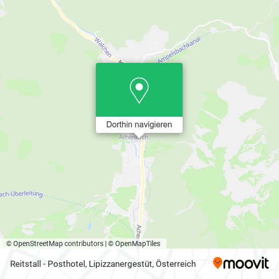 Reitstall - Posthotel, Lipizzanergestüt Karte