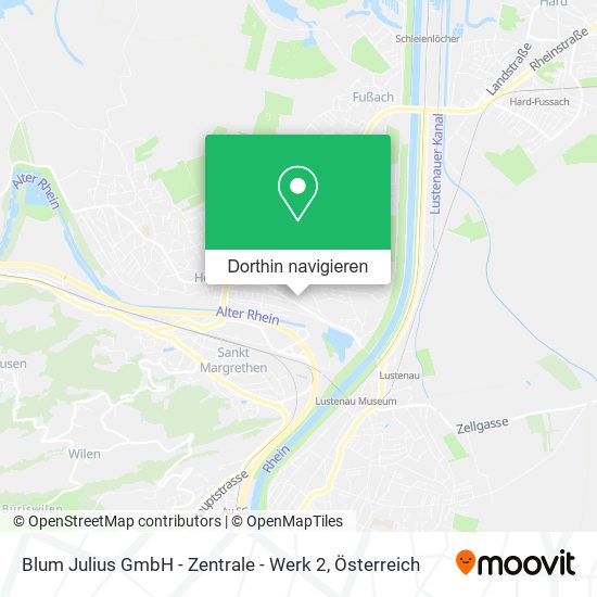 Blum Julius GmbH - Zentrale - Werk 2 Karte