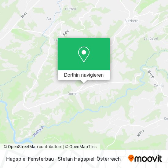Hagspiel Fensterbau - Stefan Hagspiel Karte