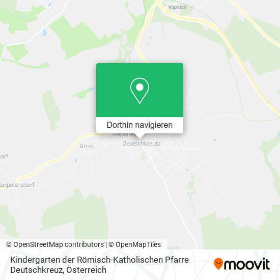 Kindergarten der Römisch-Katholischen Pfarre Deutschkreuz Karte