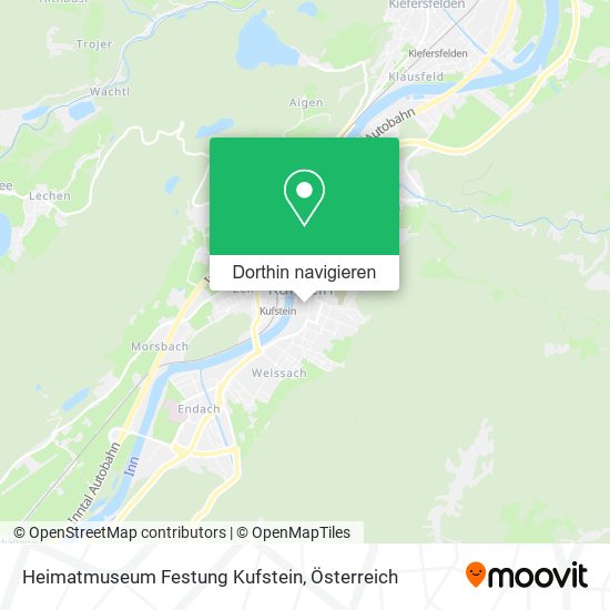 Heimatmuseum Festung Kufstein Karte