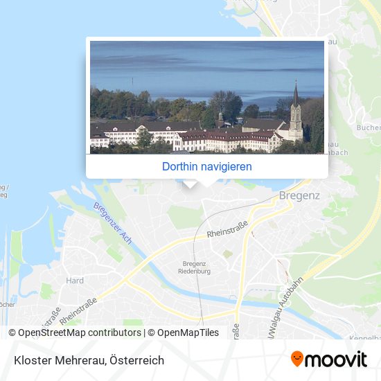 Kloster Mehrerau Karte