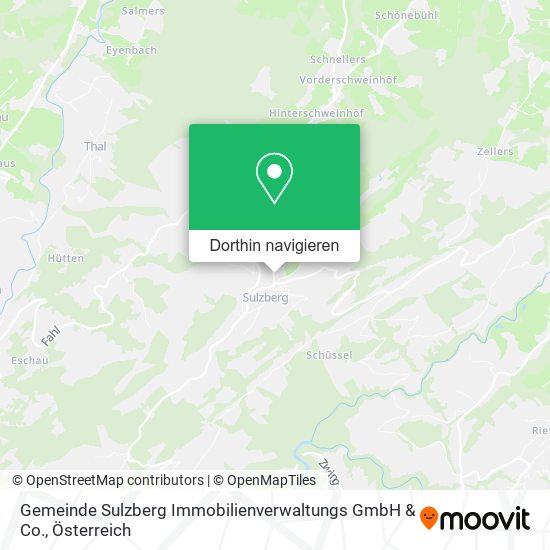 Gemeinde Sulzberg Immobilienverwaltungs GmbH & Co. Karte