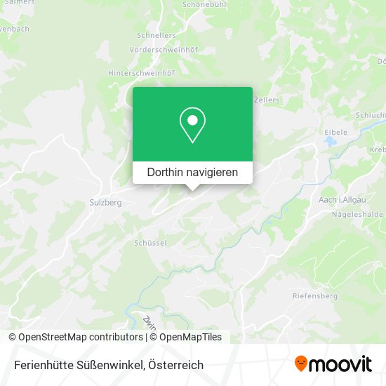 Ferienhütte Süßenwinkel Karte