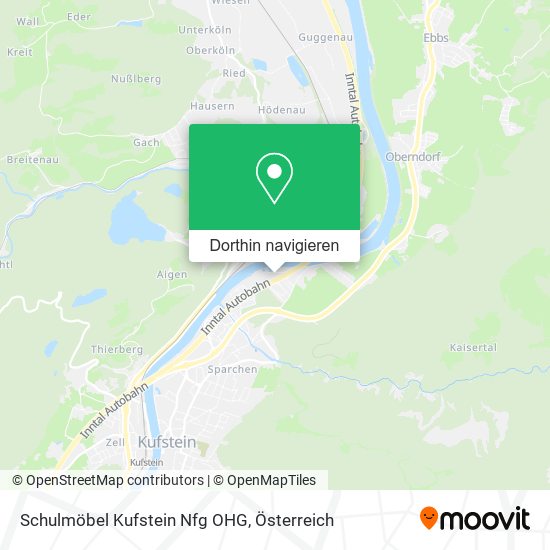 Schulmöbel Kufstein Nfg OHG Karte