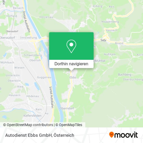 Autodienst Ebbs GmbH Karte