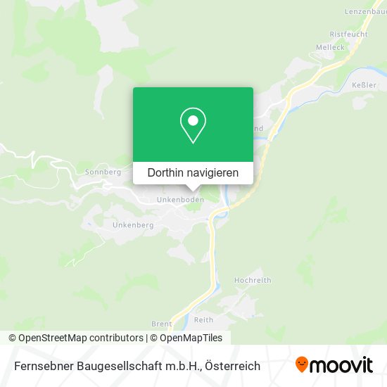 Fernsebner Baugesellschaft m.b.H. Karte