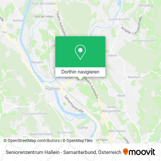Seniorenzentrum Hallein - Samariterbund Karte