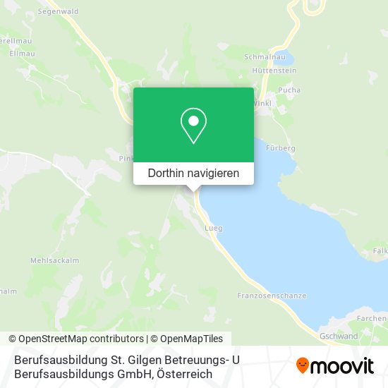 Berufsausbildung St. Gilgen Betreuungs- U Berufsausbildungs GmbH Karte