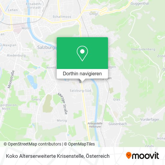 Koko Alterserweiterte Krisenstelle Karte