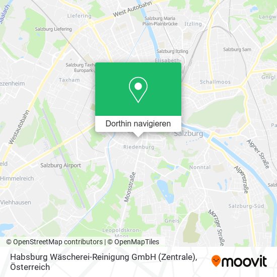 Habsburg Wäscherei-Reinigung GmbH (Zentrale) Karte