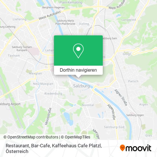 Restaurant, Bar-Cafe, Kaffeehaus Cafe Platzl Karte