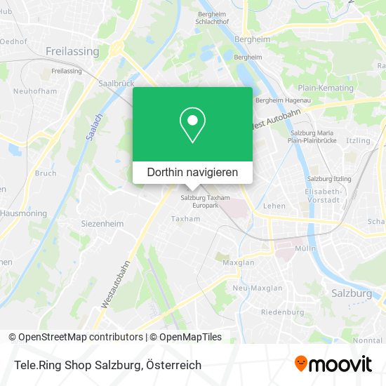 Tele.Ring Shop Salzburg Karte