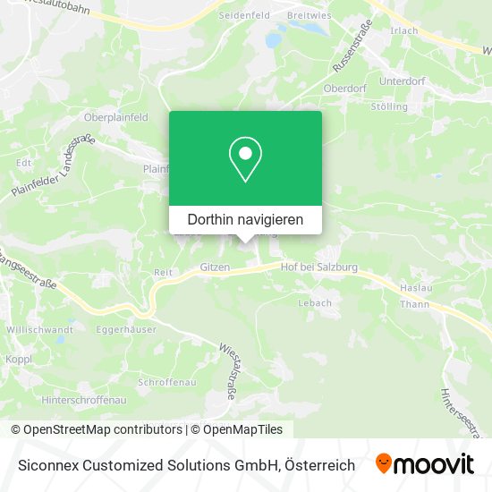 Siconnex Customized Solutions GmbH Karte