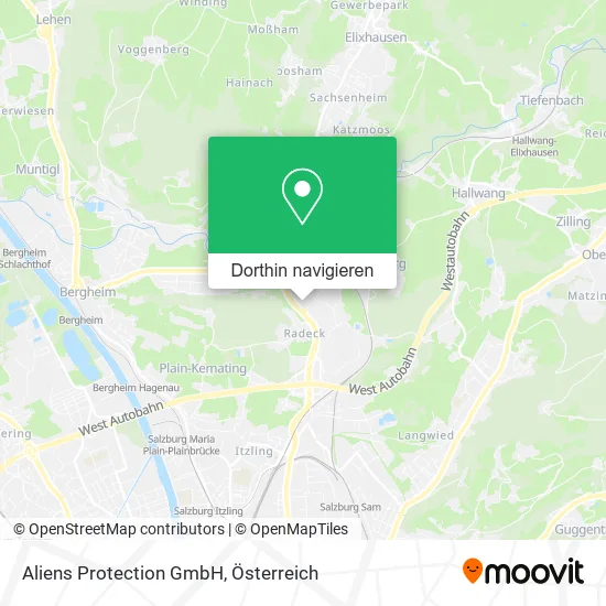 Aliens Protection GmbH Karte