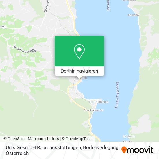 Unis GesmbH Raumausstattungen, Bodenverlegung Karte