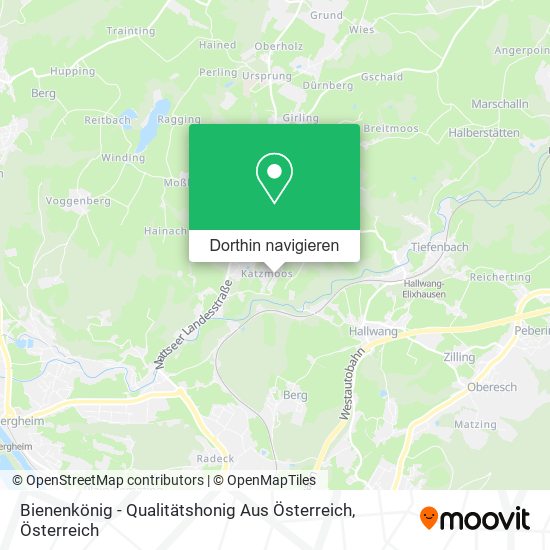 Bienenkönig - Qualitätshonig Aus Österreich Karte