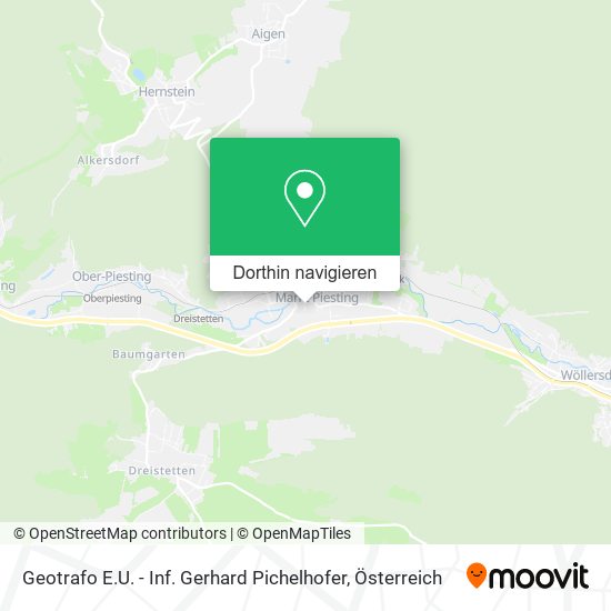 Geotrafo E.U. - Inf. Gerhard Pichelhofer Karte