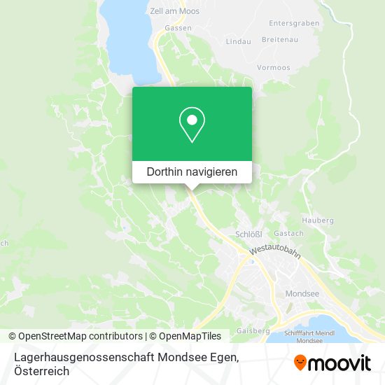 Lagerhausgenossenschaft Mondsee Egen Karte