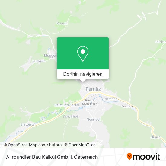 Allroundler Bau Kalkül GmbH Karte