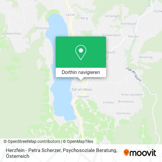 Herzfein - Petra Scherzer, Psychosoziale Beratung Karte