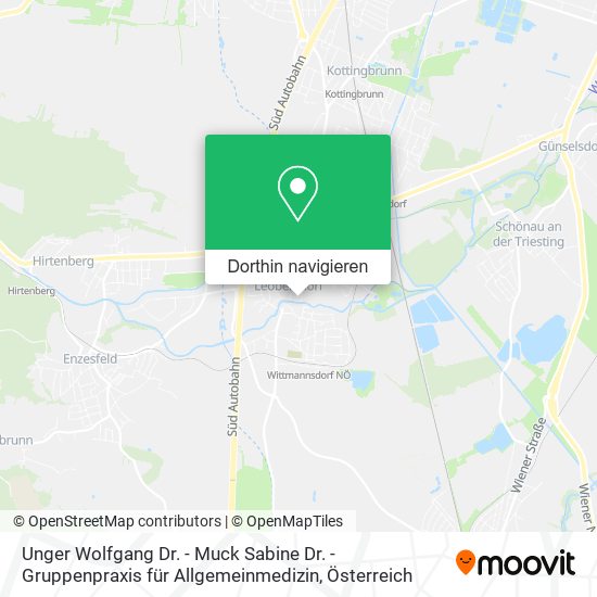 Unger Wolfgang Dr. - Muck Sabine Dr. - Gruppenpraxis für Allgemeinmedizin Karte