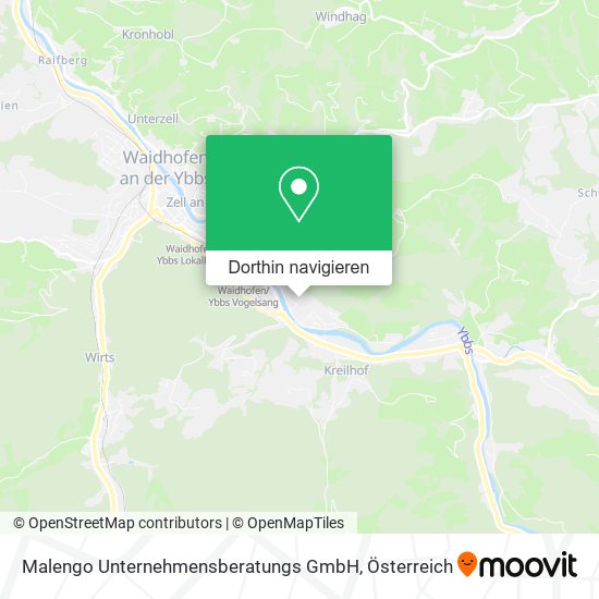 Malengo Unternehmensberatungs GmbH Karte
