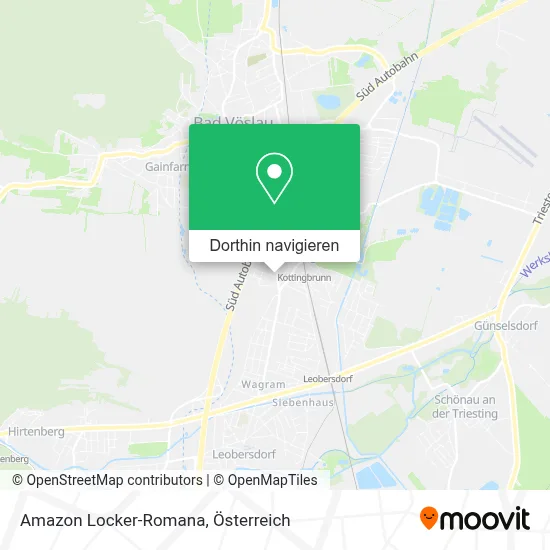 Amazon Locker-Romana Karte