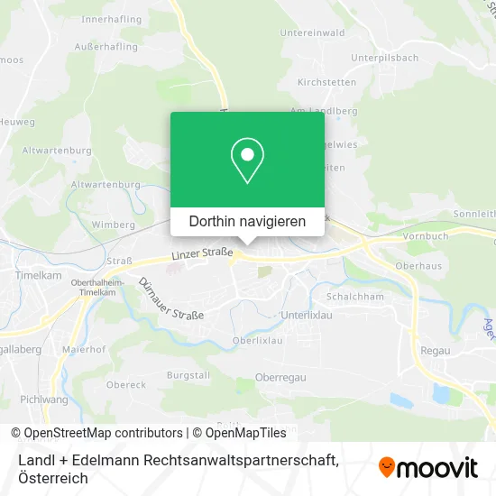 Landl + Edelmann Rechtsanwaltspartnerschaft Karte