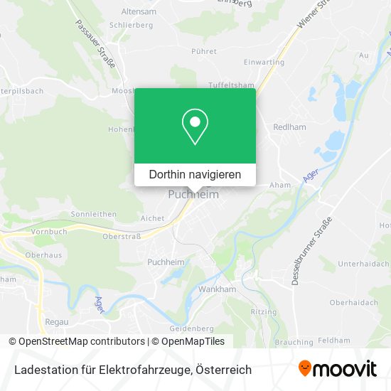 Ladestation für Elektrofahrzeuge Karte