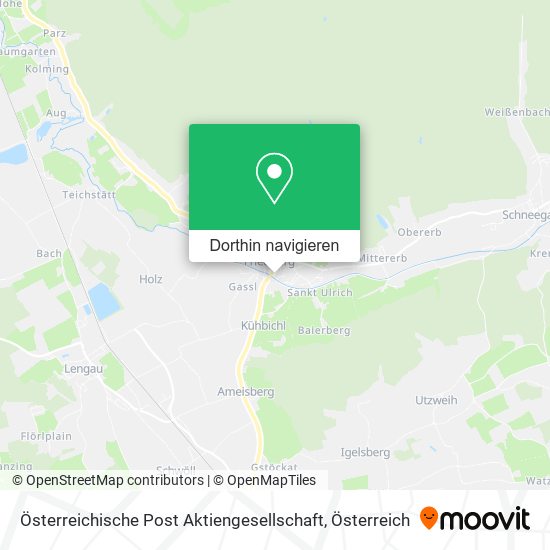 Österreichische Post Aktiengesellschaft Karte