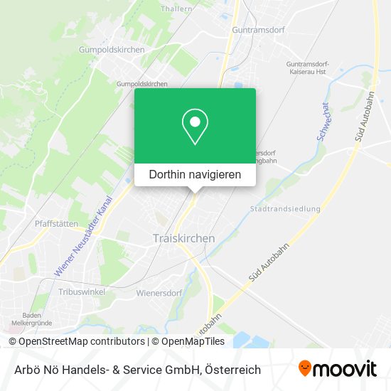 Arbö Nö Handels- & Service GmbH Karte