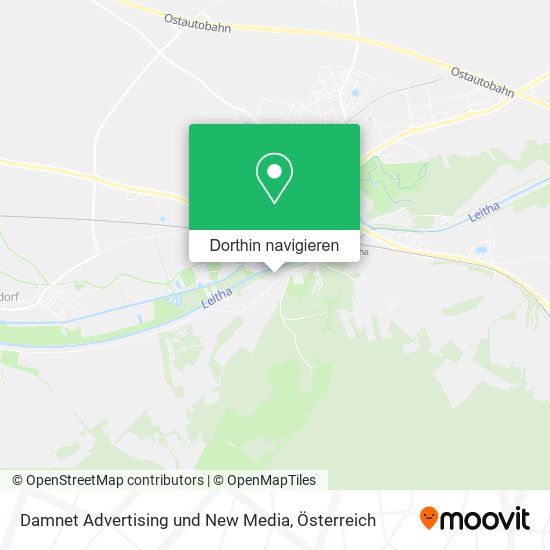 Damnet Advertising und New Media Karte